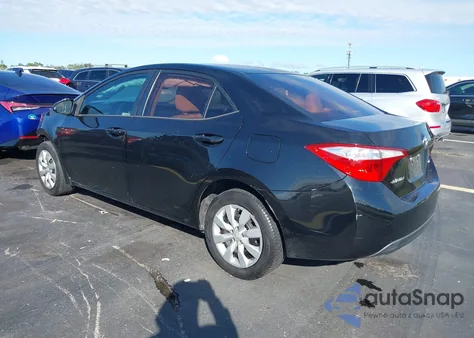 2016 Toyota Corolla Le from USA, damaged, VIN 5YFBURHE4GP506528